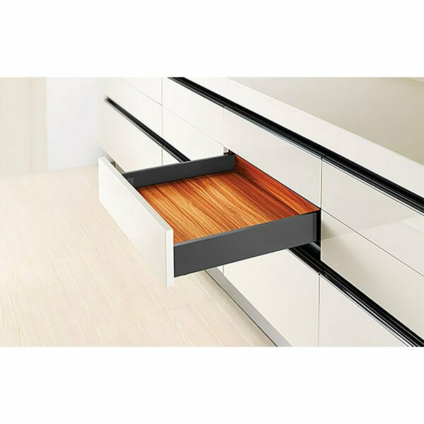 Dtc 20in Length x 3-1/2in Height Gray Full Extension Double Wall Drawer Side Set HD11500A17X